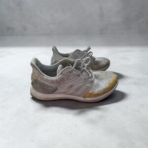 Adidas Gray and Yellow Athletic Shoes